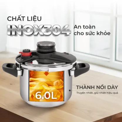 Ảnh của NỒI ÁP SUẤT INOX YOAKE YK-PA516