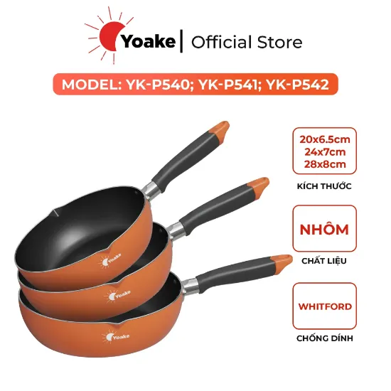 Ảnh của CHẢO NHÔM CHỐNG DÍNH ĐÁY TỪ YOAKE