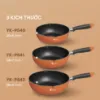 Ảnh của CHẢO NHÔM CHỐNG DÍNH ĐÁY TỪ YOAKE