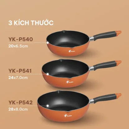 Ảnh của CHẢO NHÔM CHỐNG DÍNH ĐÁY TỪ YOAKE