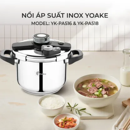 Ảnh của NỒI ÁP SUẤT INOX YOAKE YK-PA516; YK-PA518