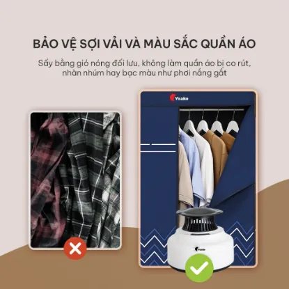 Ảnh của TỦ SẤY QUẦN ÁO YOAKE YK-CD519