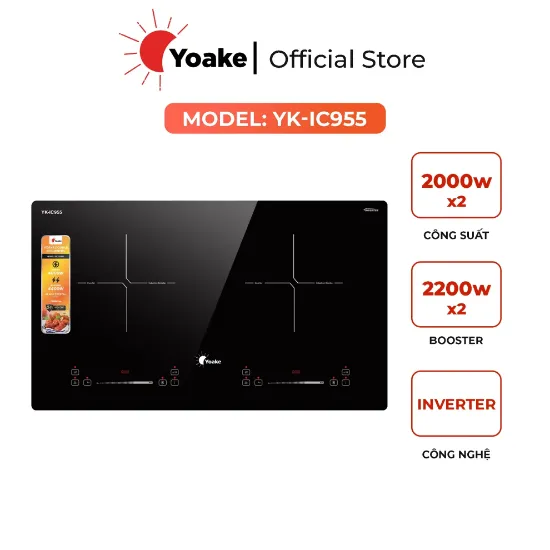 Ảnh của BẾP TỪ ĐÔI YOAKE YK-IC955