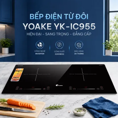 Ảnh của BẾP TỪ ĐÔI YOAKE YK-IC955
