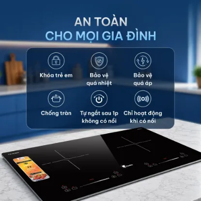 Ảnh của BẾP TỪ ĐÔI YOAKE YK-IC955