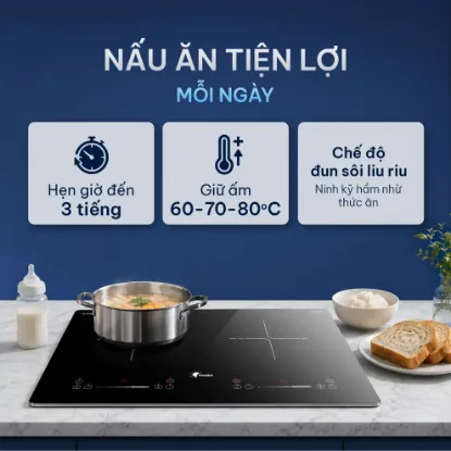 Ảnh của BẾP TỪ ĐÔI YOAKE YK-IC955