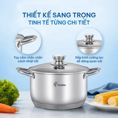 Ảnh của BỘ NỒI ĐÁY TỪ YOAKE YK-SP365